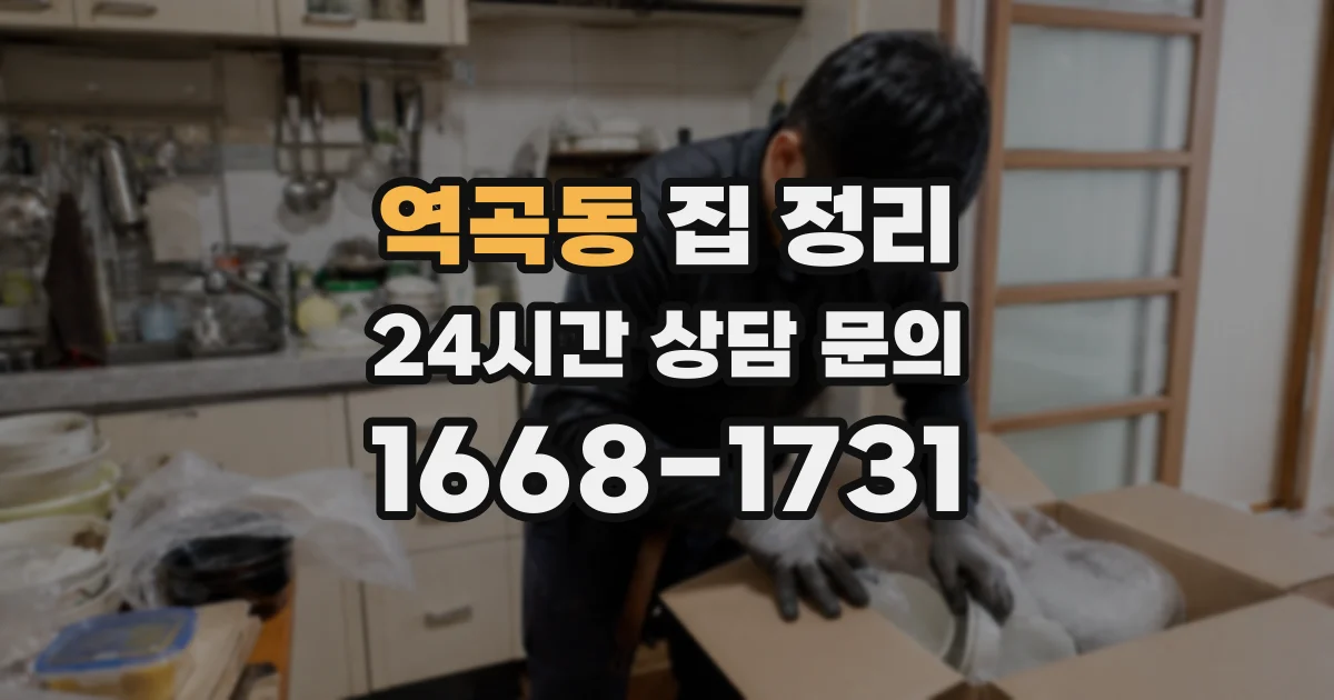 역곡동 집 정리