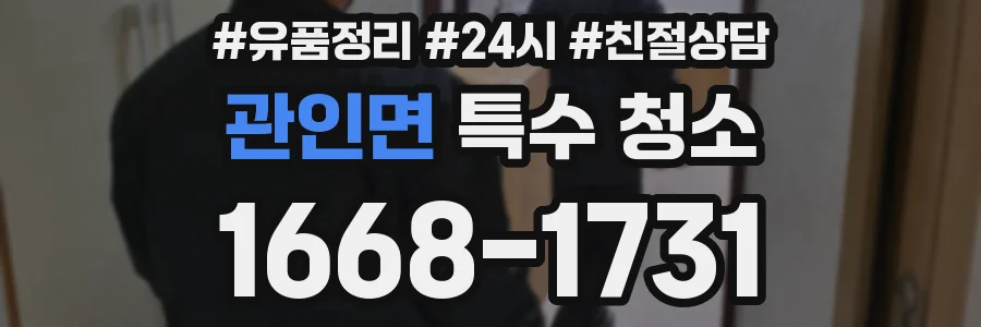 관인면 특수 청소