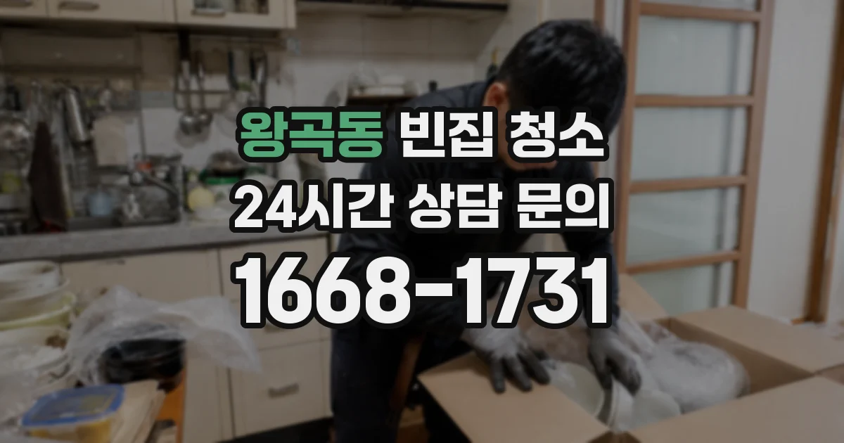 왕곡동 빈집 청소