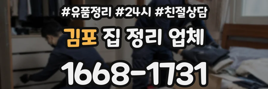 김포 집 정리 업체