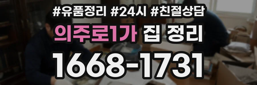 의주로1가 집 정리