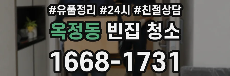 옥정동 빈집 청소