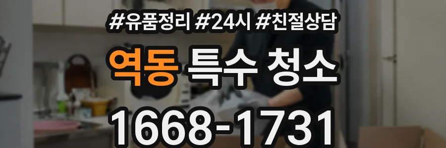 역동 특수 청소