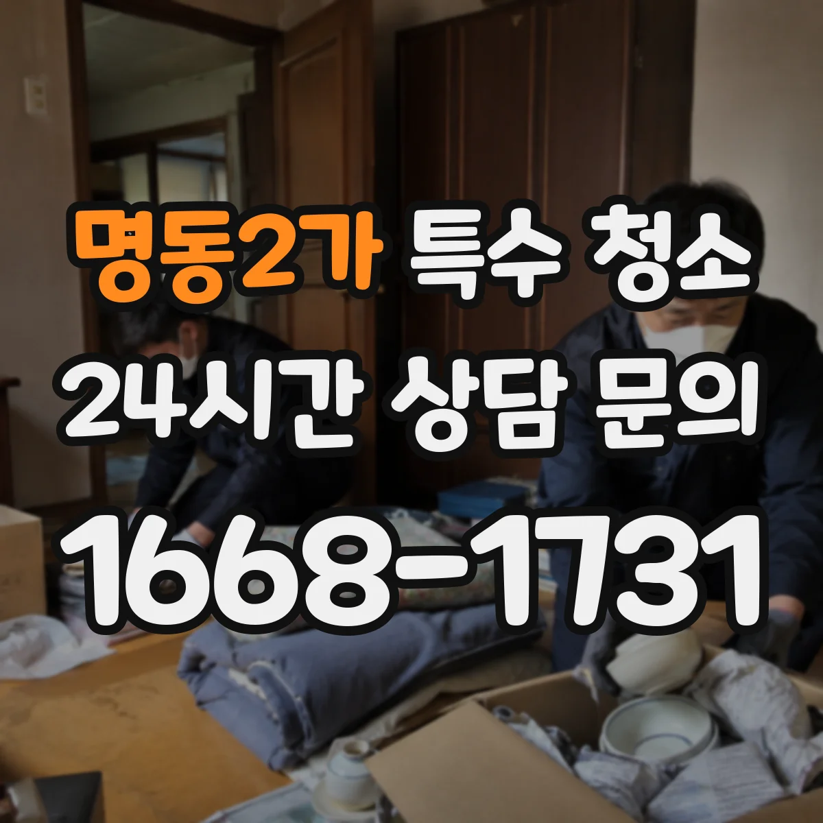 명동2가 특수 청소