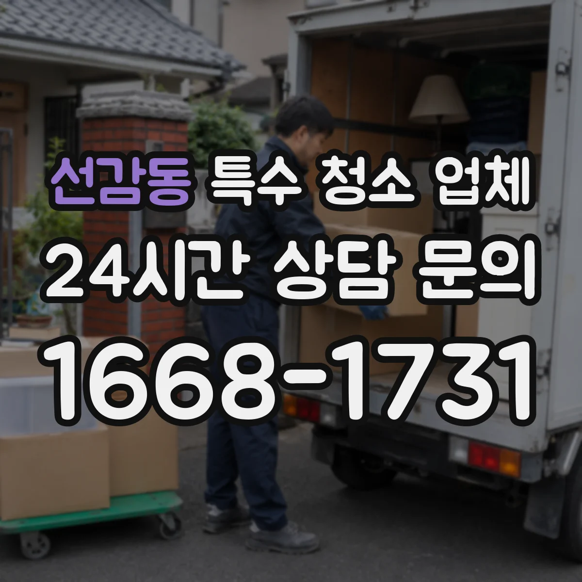 선감동 특수 청소 업체