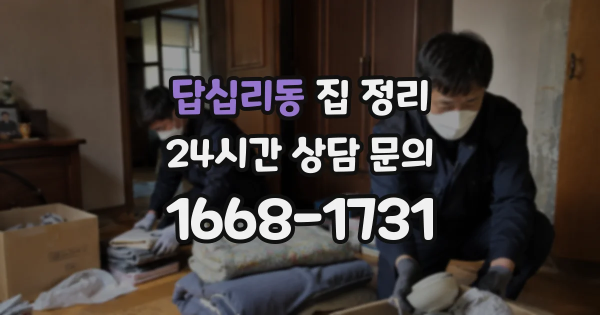 답십리동 집 정리