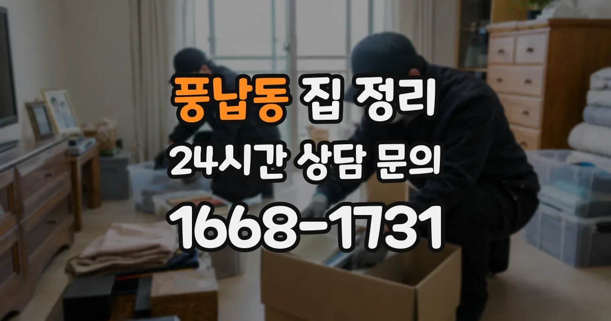 풍납동 집 정리