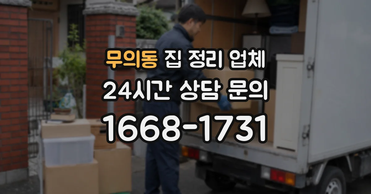 무의동 집 정리 업체