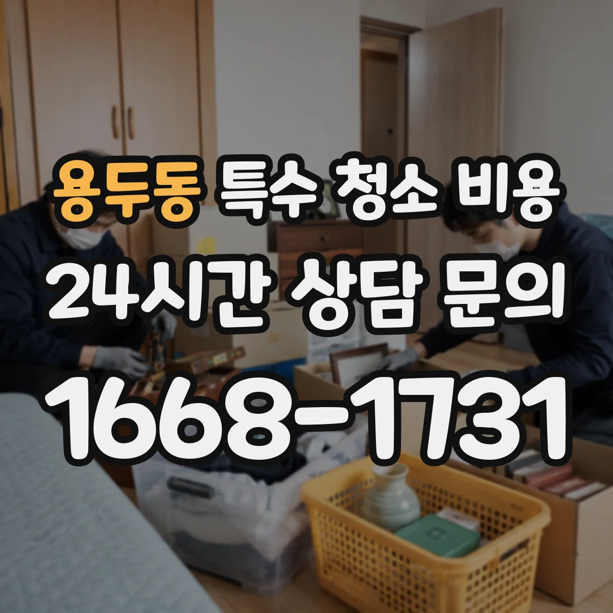 용두동 특수 청소 비용