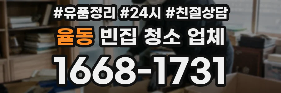 율동 빈집 청소 업체
