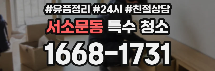 서소문동 특수 청소