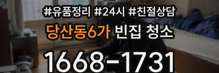 당산동6가 빈집 청소