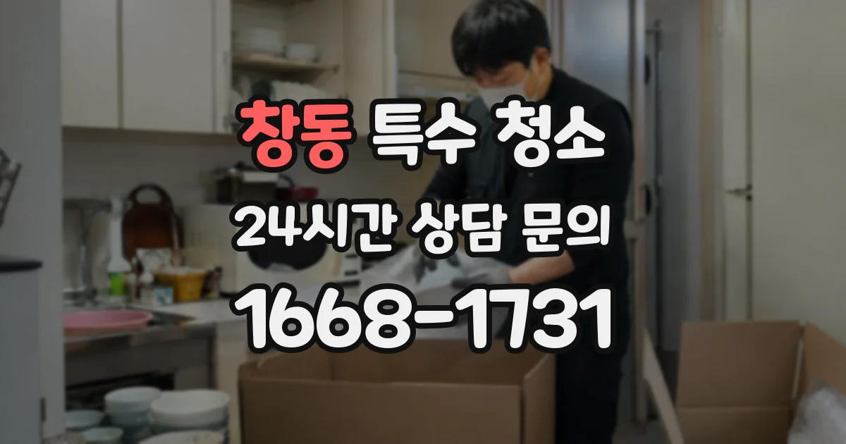 창동 특수 청소