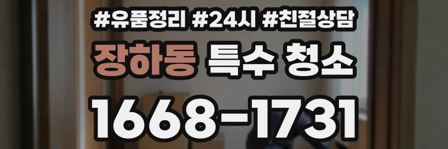 장하동 특수 청소