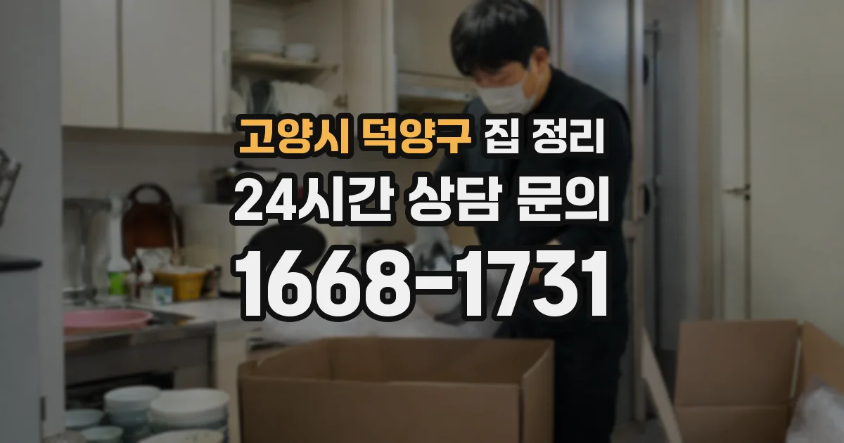 고양시 덕양구 집 정리