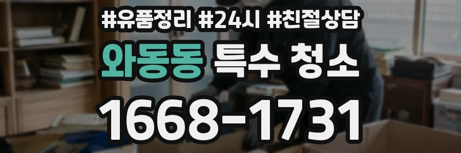 와동동 특수 청소