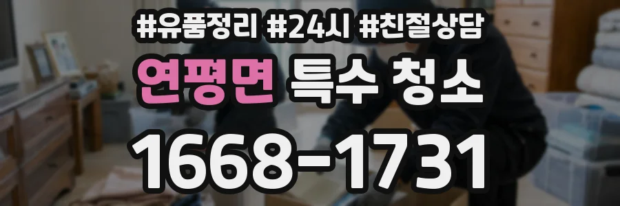 연평면 특수 청소