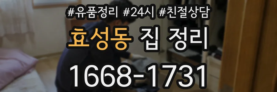 효성동 집 정리