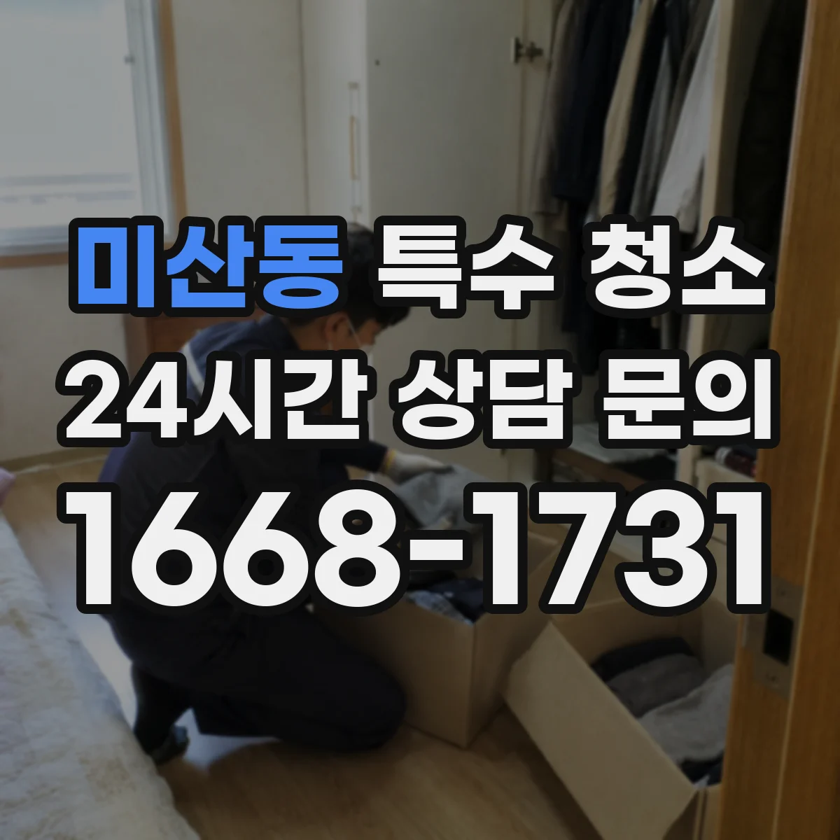 미산동 특수 청소