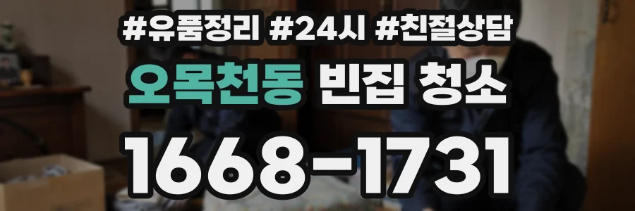 오목천동 빈집 청소