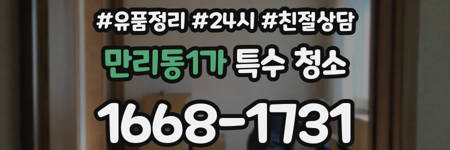 만리동1가 특수 청소