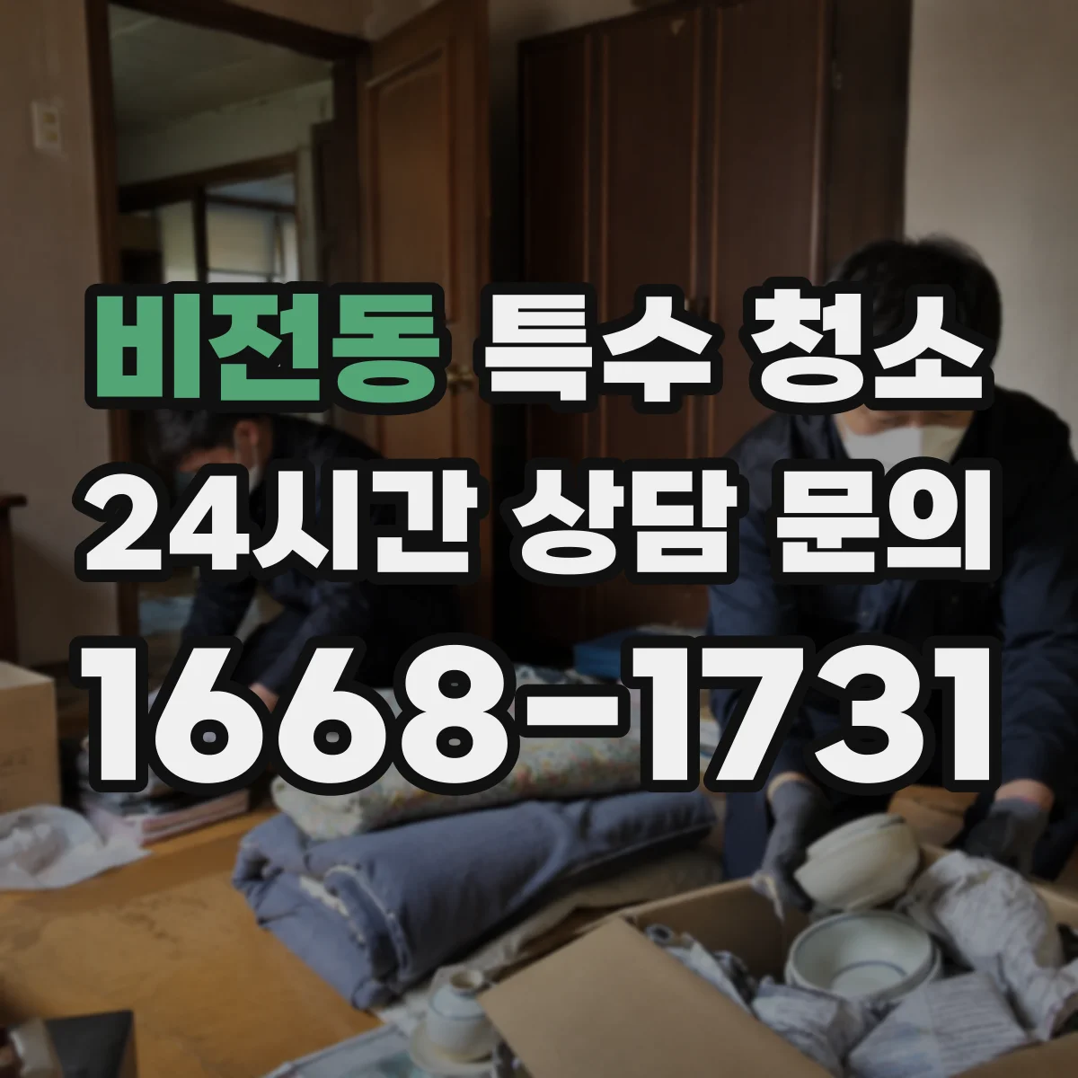 비전동 특수 청소