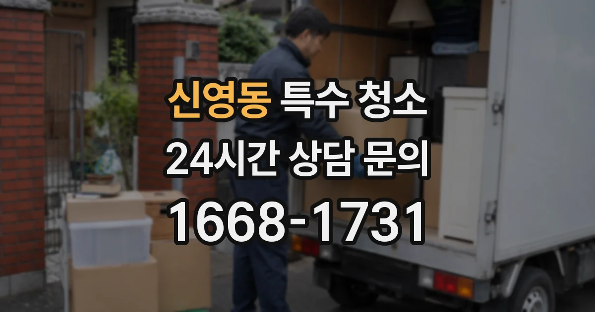 신영동 특수 청소