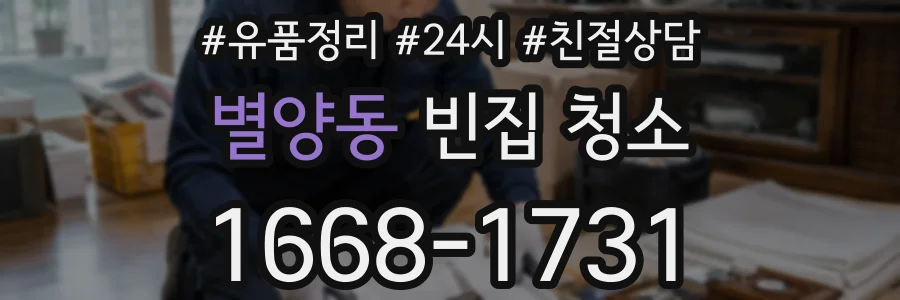 별양동 빈집 청소