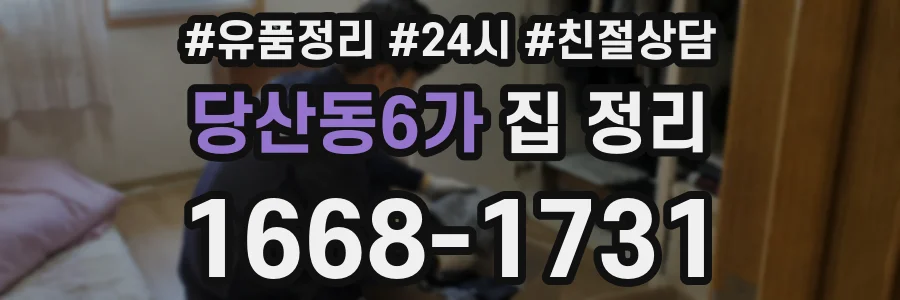 당산동6가 집 정리