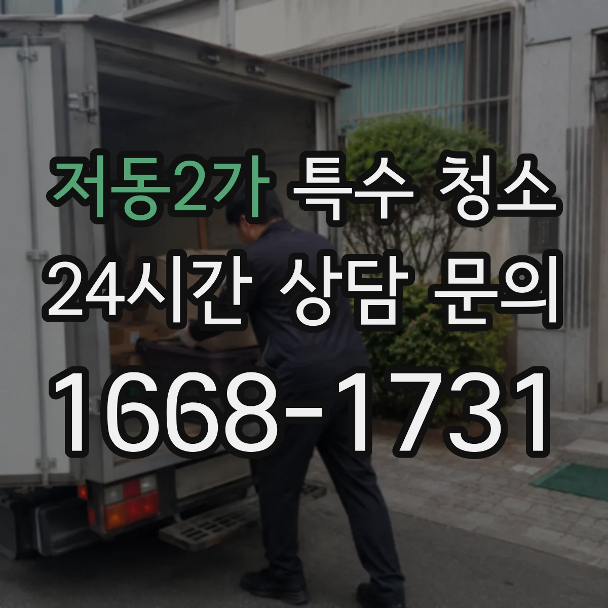 저동2가 특수 청소