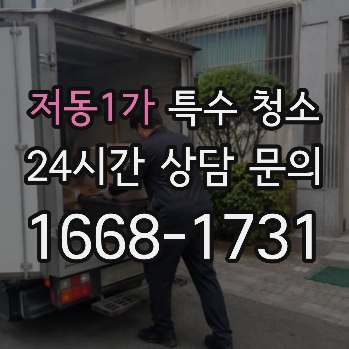 저동1가 특수 청소