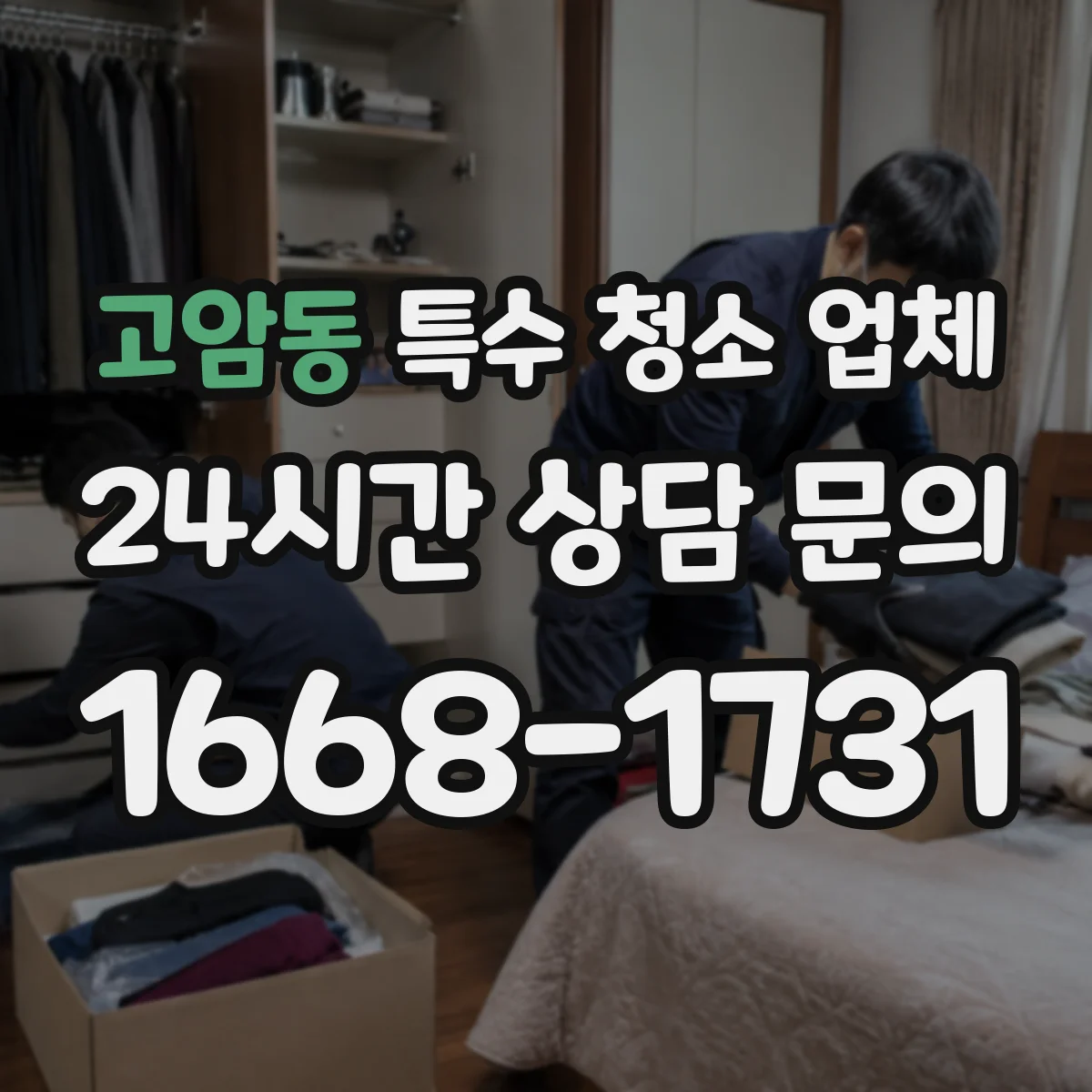 고암동 특수 청소 업체