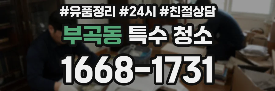 부곡동 특수 청소