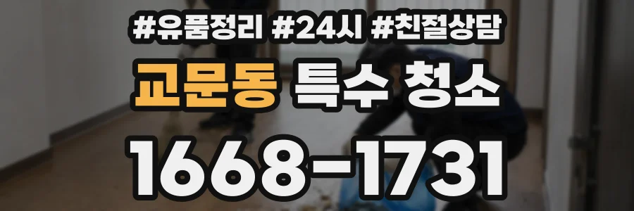 교문동 특수 청소