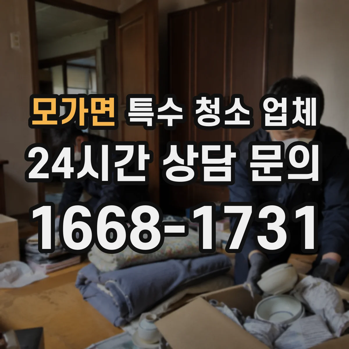 모가면 특수 청소 업체