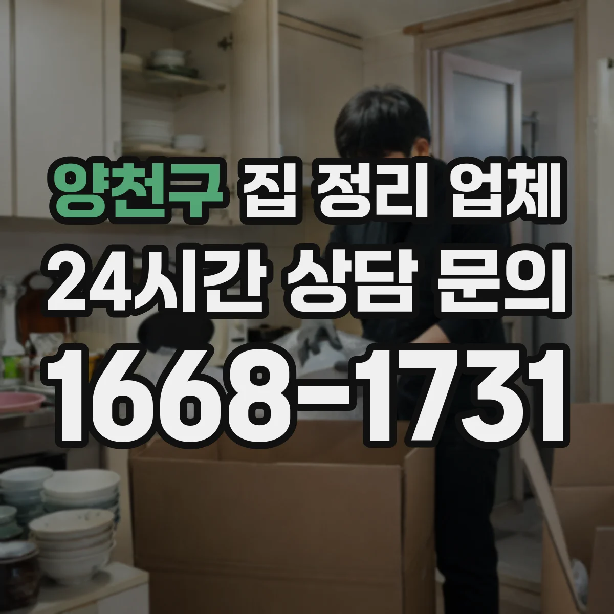 양천구 집 정리 업체 청소·분류·포장 담당이 나뉘나요