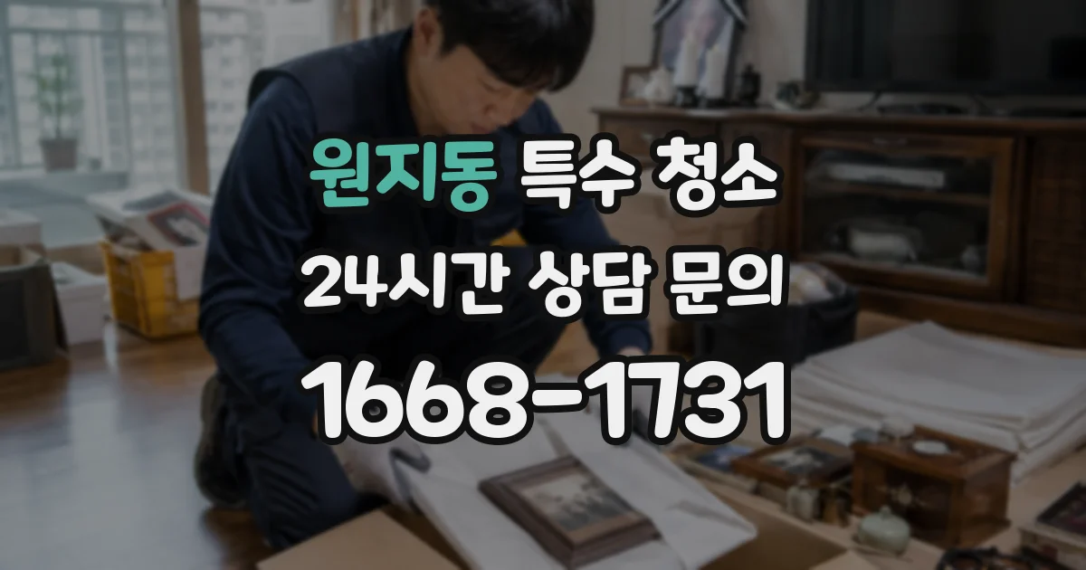 원지동 특수 청소