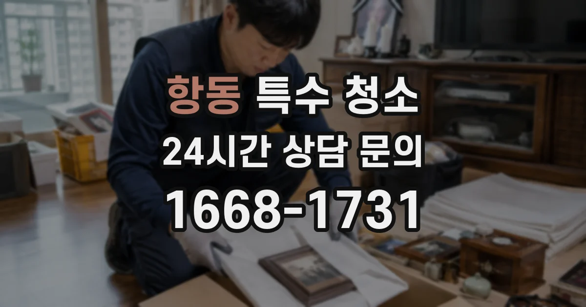 항동 특수 청소
