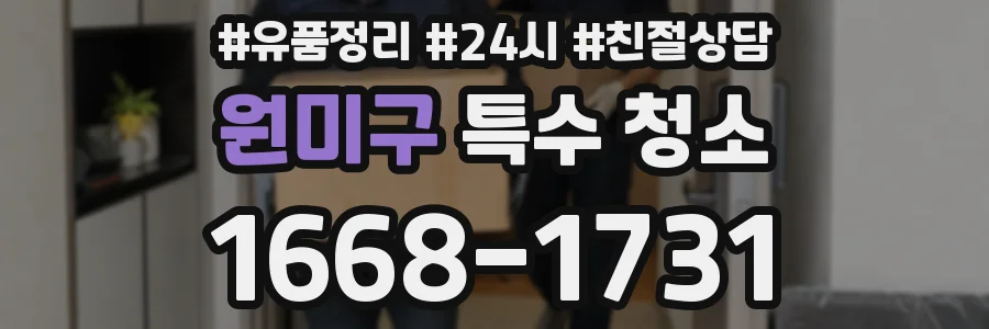 원미구 특수 청소