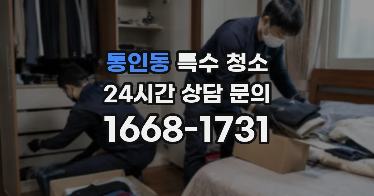 통인동 특수 청소