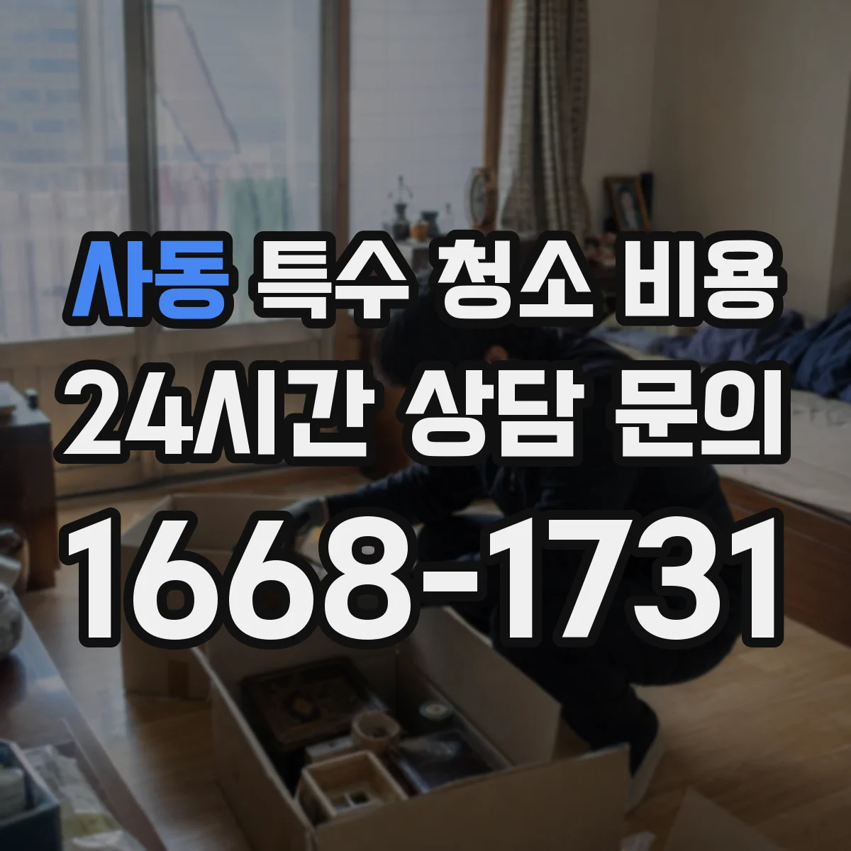 사동 특수 청소 비용