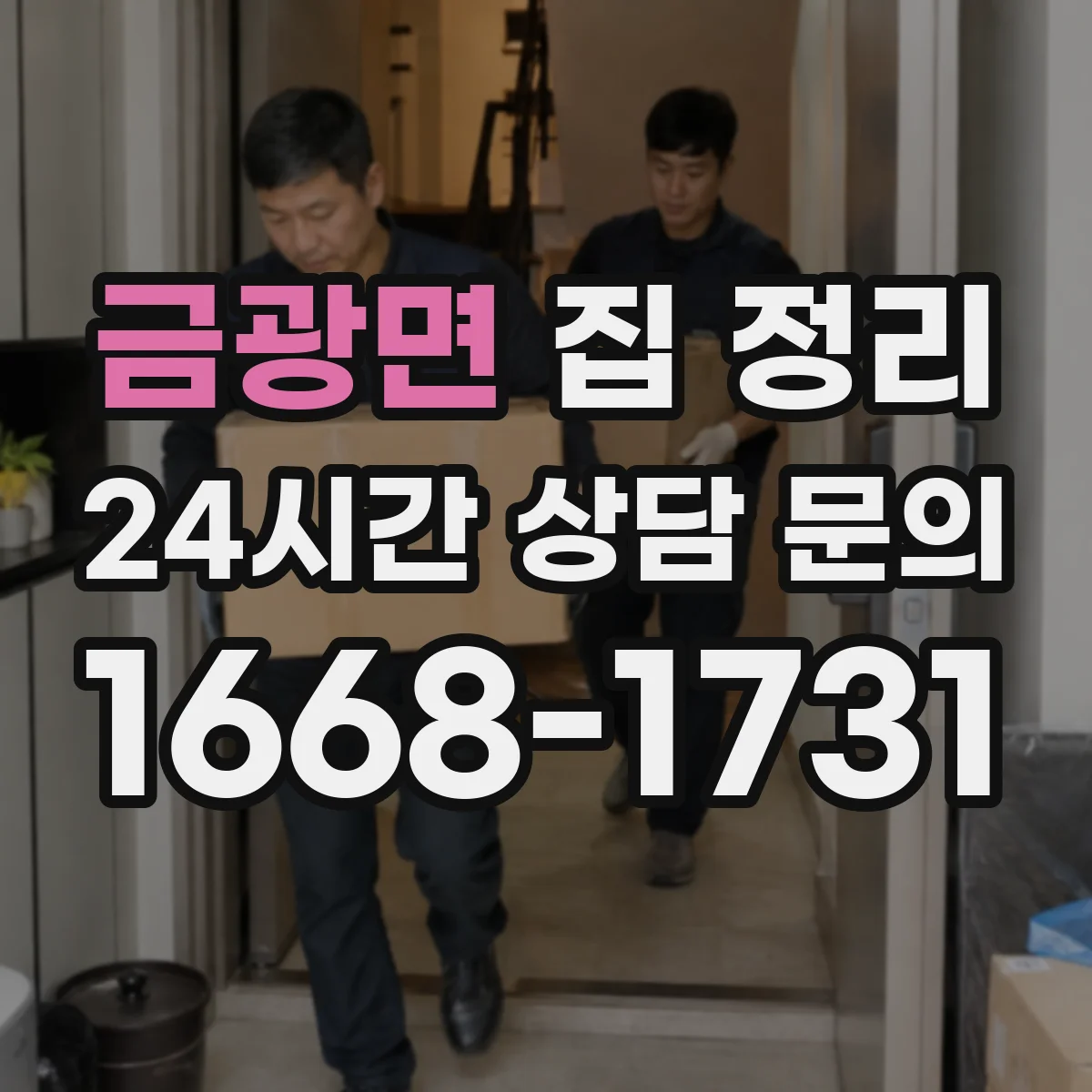 금광면 집 정리