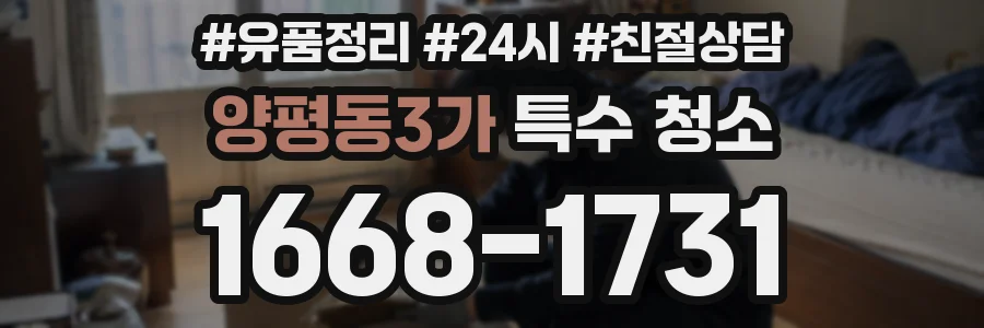양평동3가 특수 청소