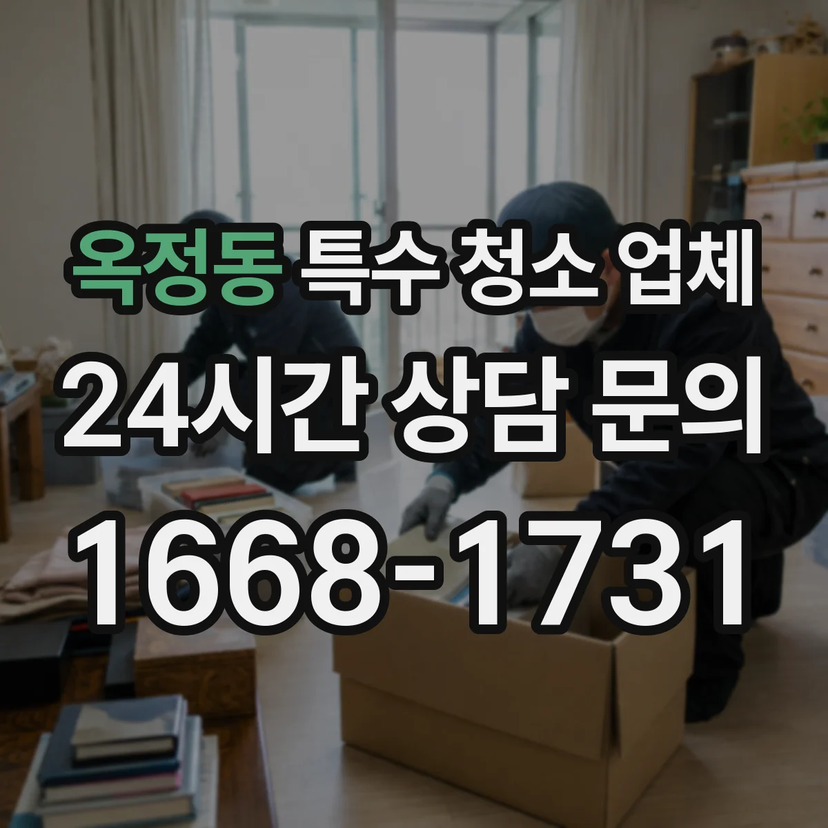 옥정동 특수 청소 업체