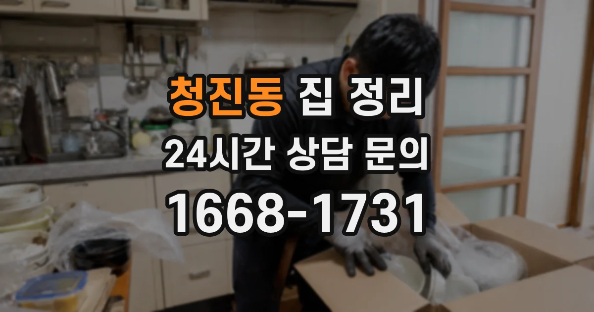 청진동 집 정리