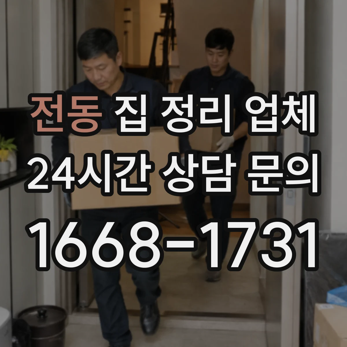 전동 집 정리 업체
