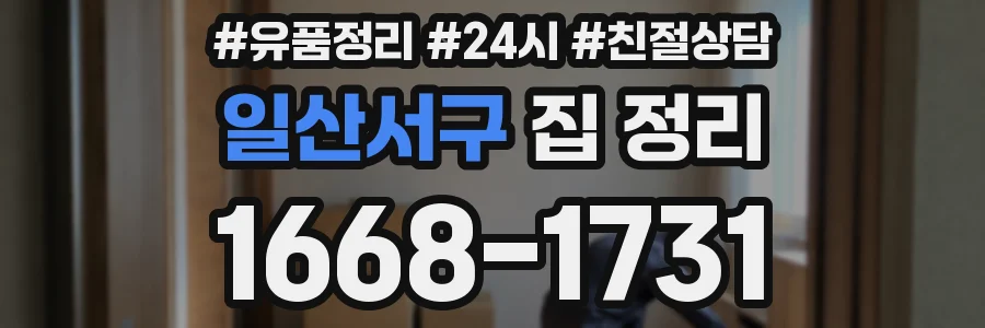 일산서구 집 정리