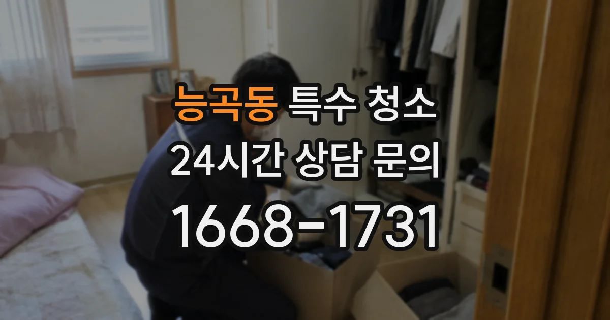 능곡동 특수 청소