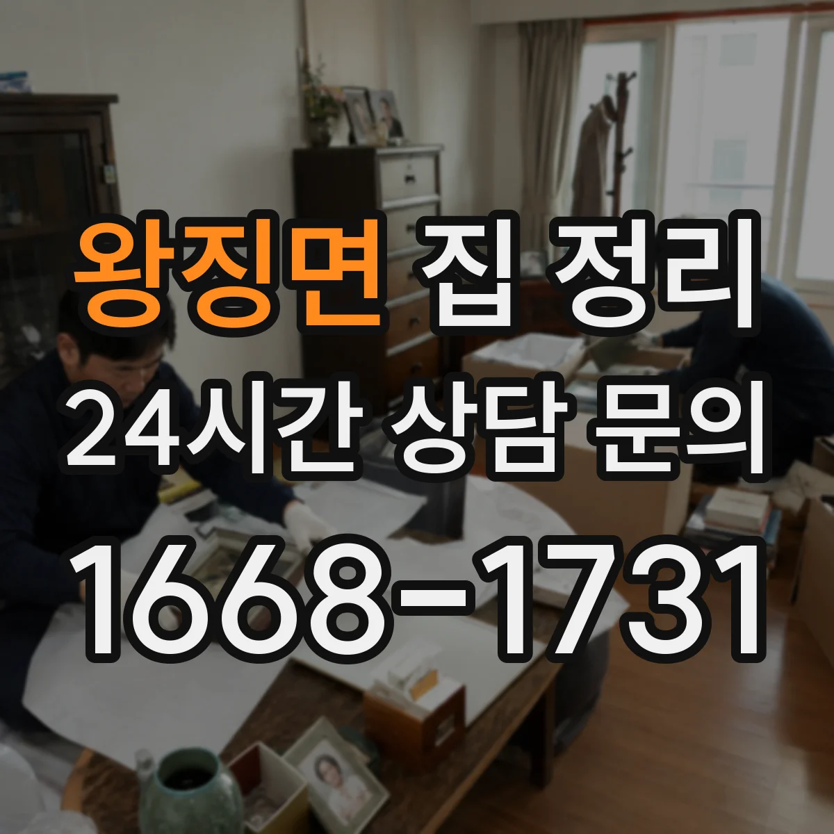 왕징면 집 정리