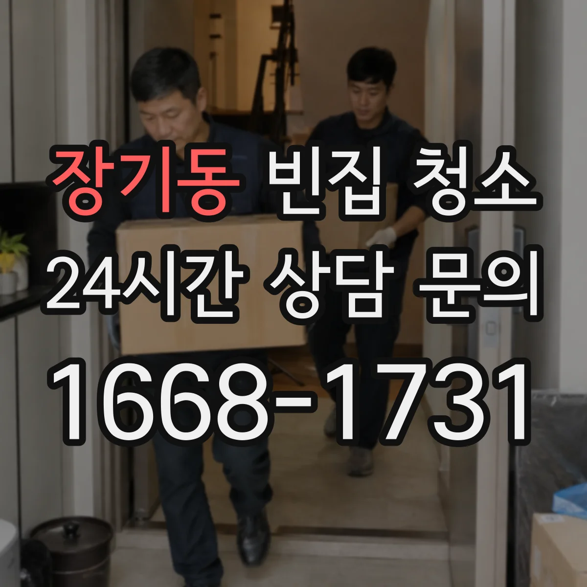 장기동 빈집 청소